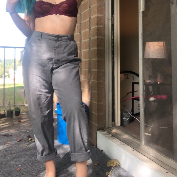 Black and white checkered dress pants - Picture 2 of 3